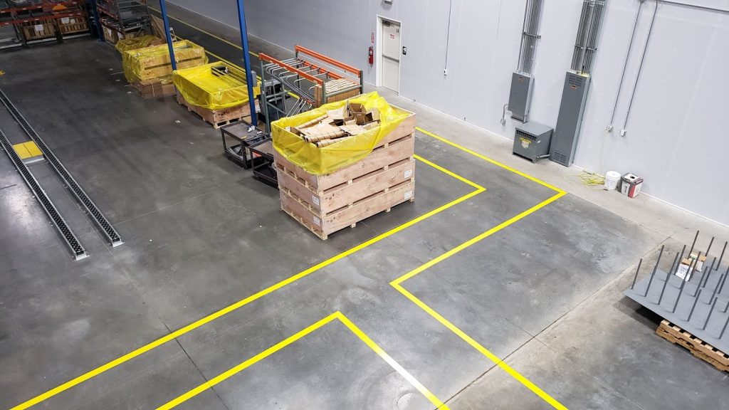 warehouse floor marking contractors pa