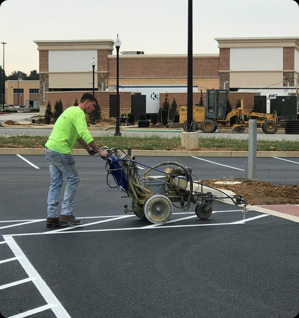 parking line striping pa