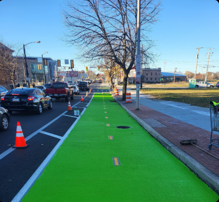 bike pavement marking pa